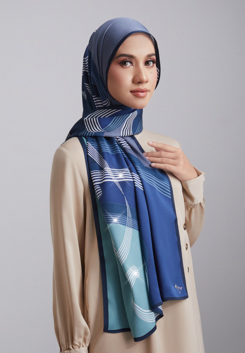 SHAWL 289 LA LIGNE PRINTED (DIAMOND)
