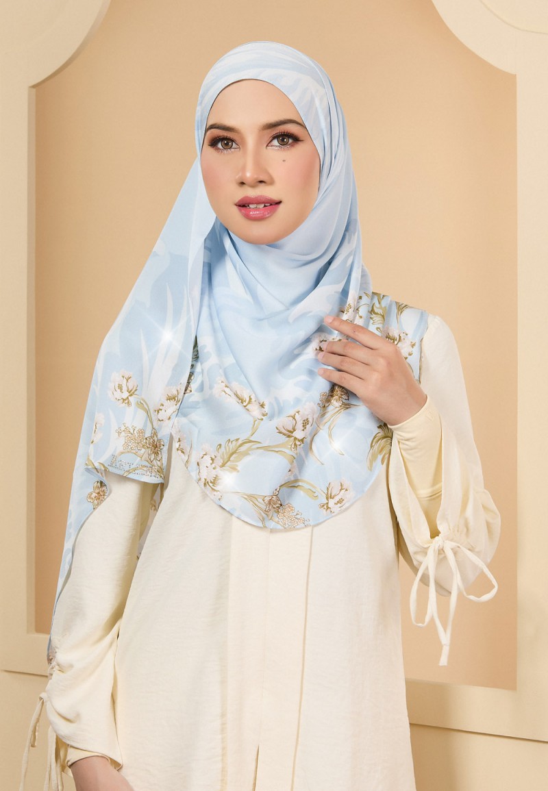 INSTANT SHAWL INACIO PRINTED DIAMOND