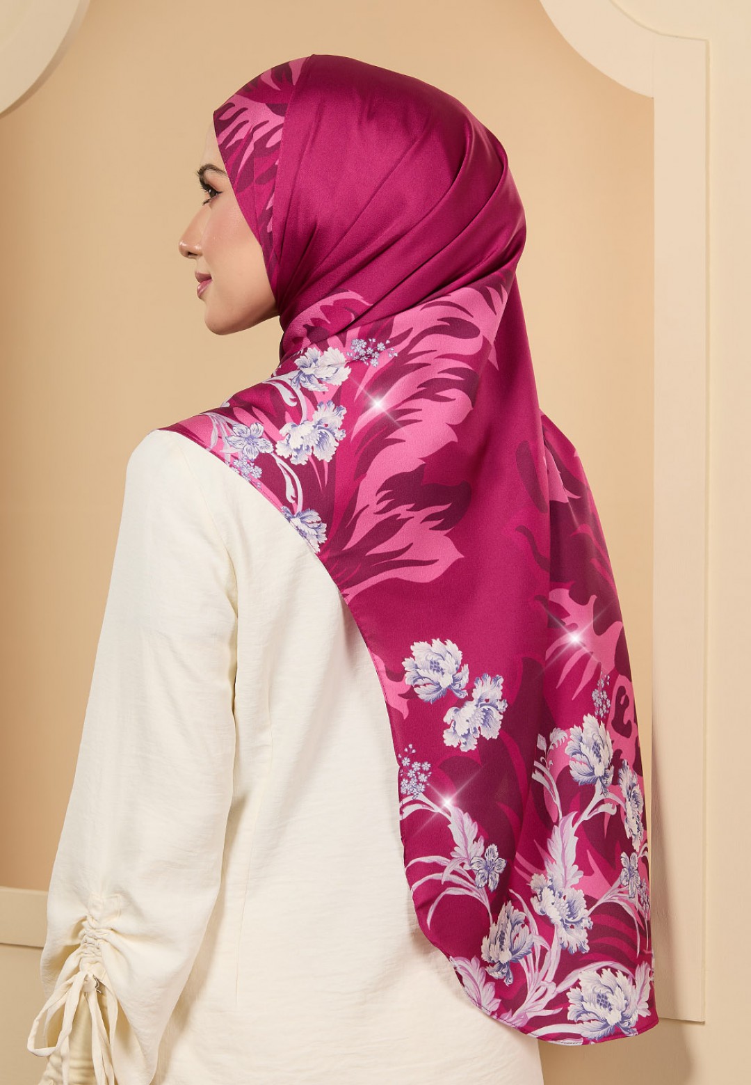 INSTANT SHAWL INACIO PRINTED DIAMOND