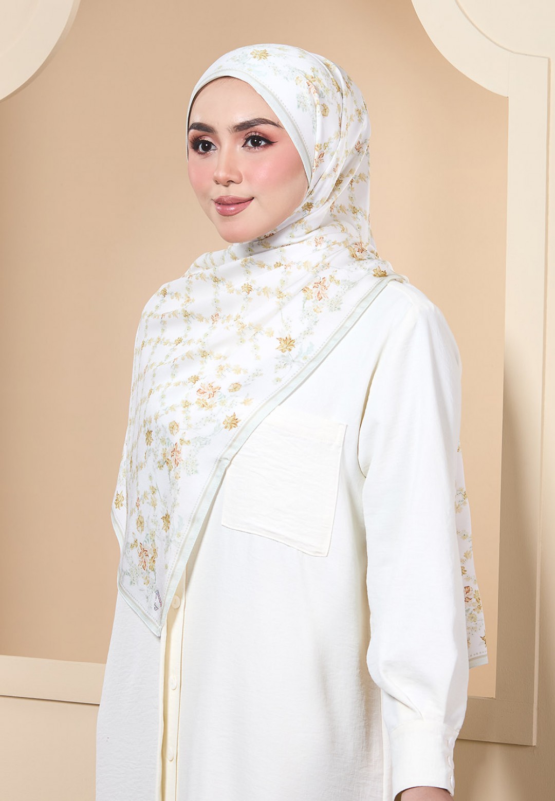 SHAWL ABBY PRINTED