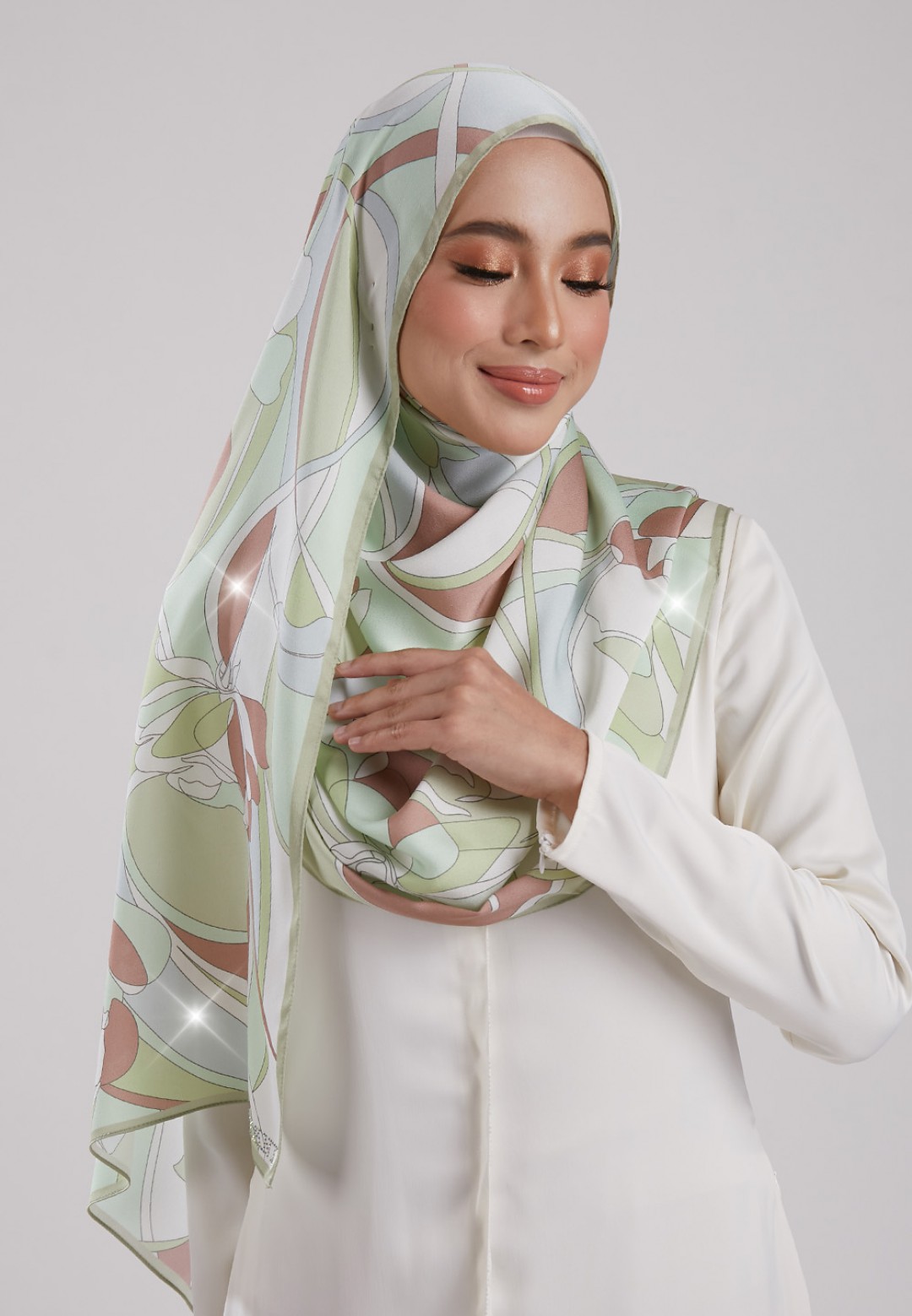 SHAWL 298 ELLERY PRINTED DIAMOND