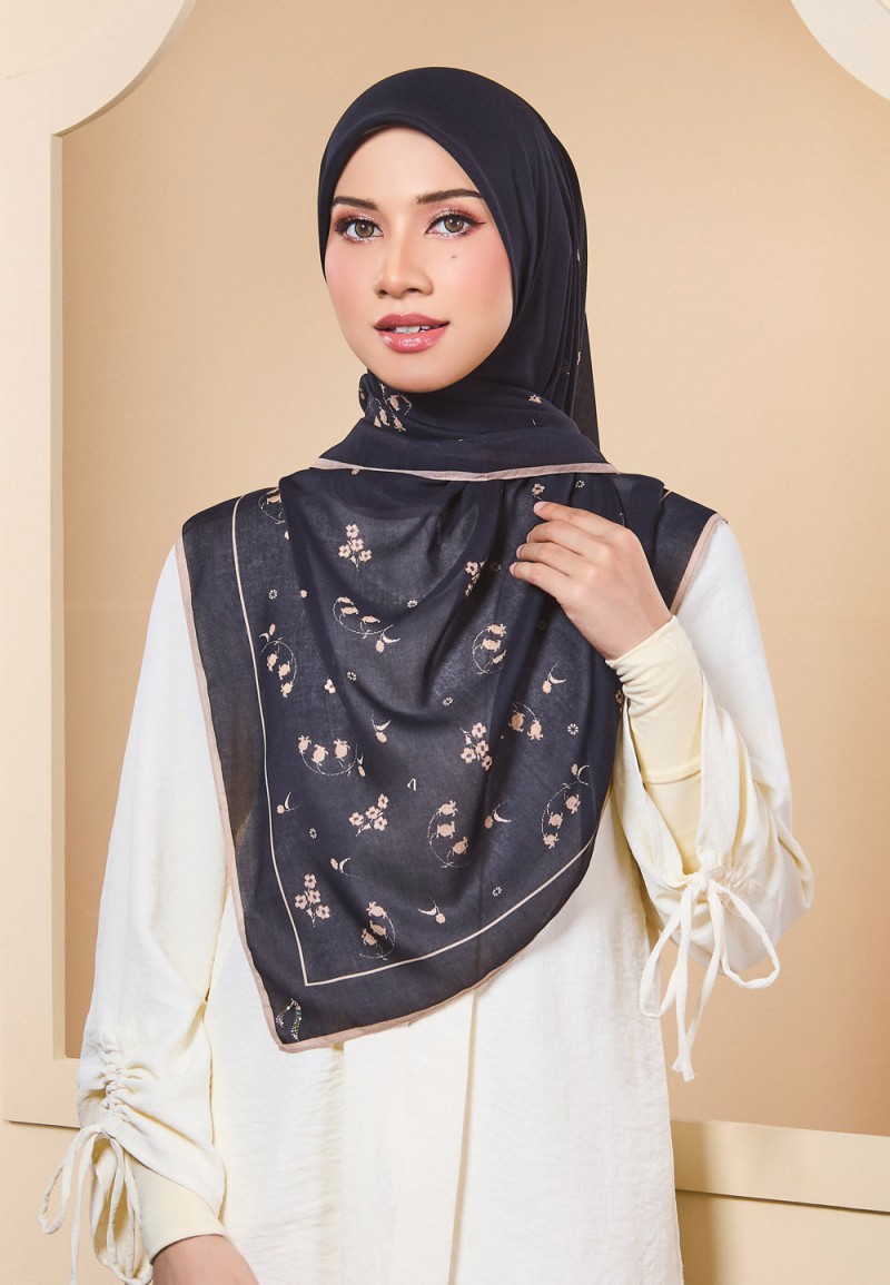 SQ SHAZLEN VOILE PRINTED