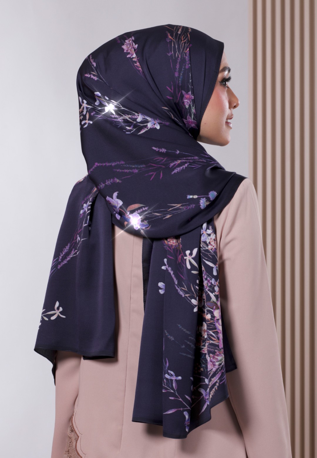 SHAWL 298 BELAIRE PRINTED DIAMOND