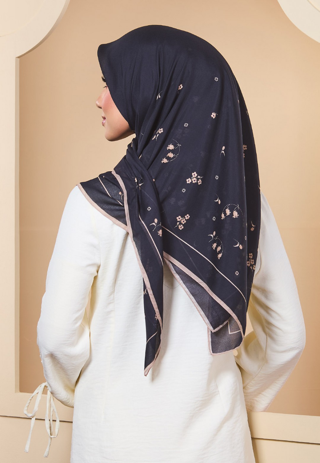 SQ SHAZLEN VOILE PRINTED