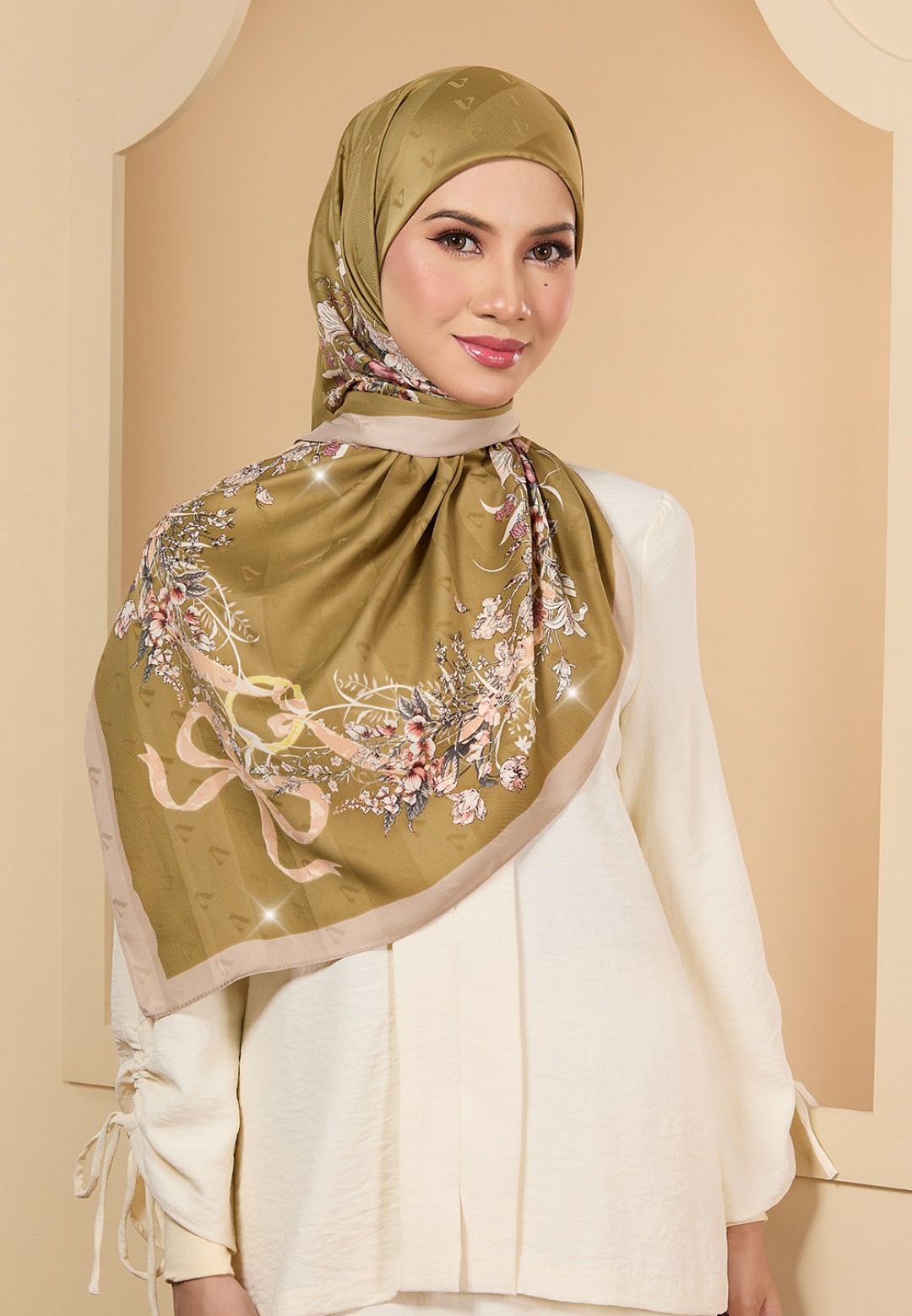 SQ ROSALIN JACQUARD TWILL PRINTED DIAMOND