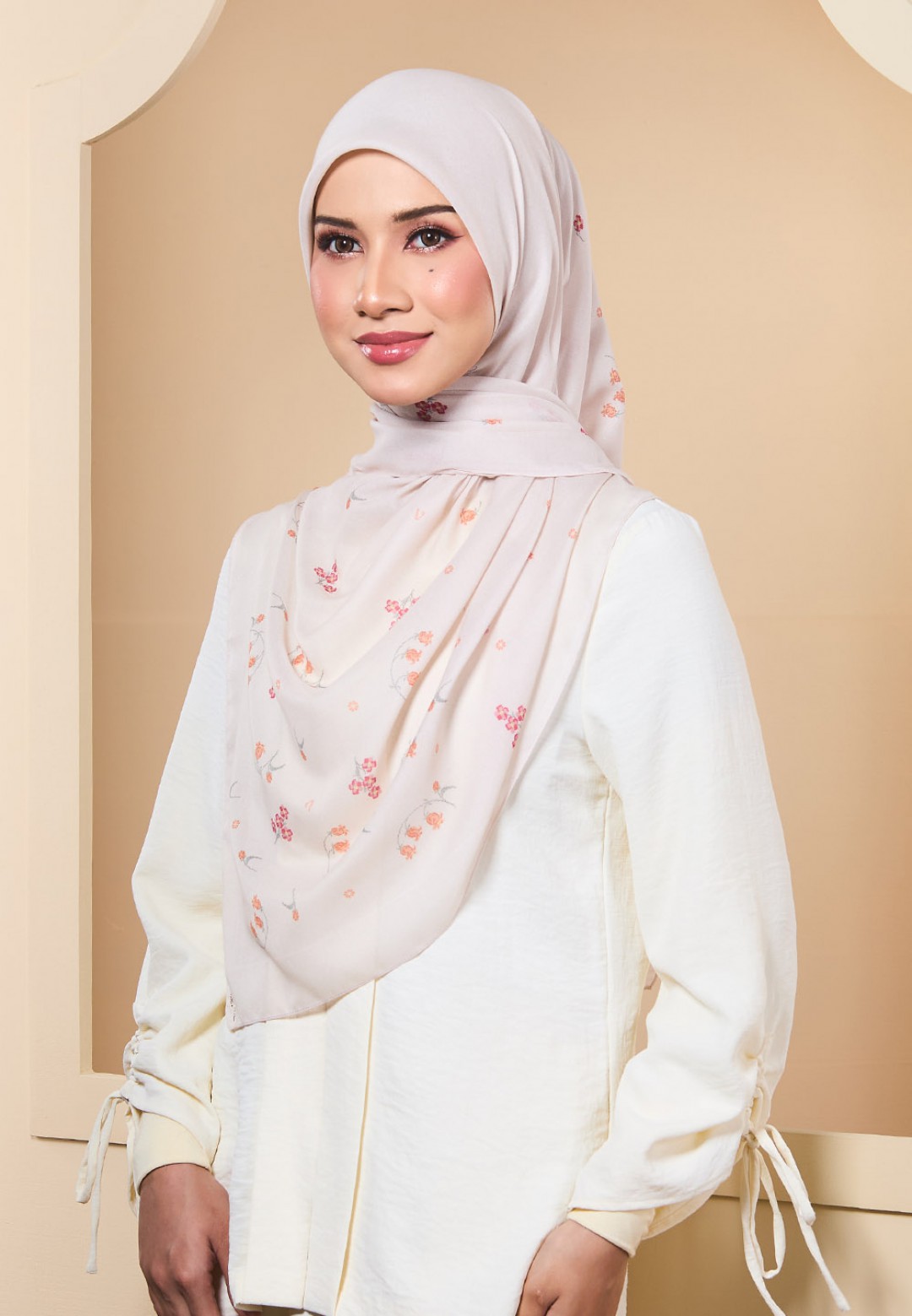 SQ SHAZLEN VOILE PRINTED