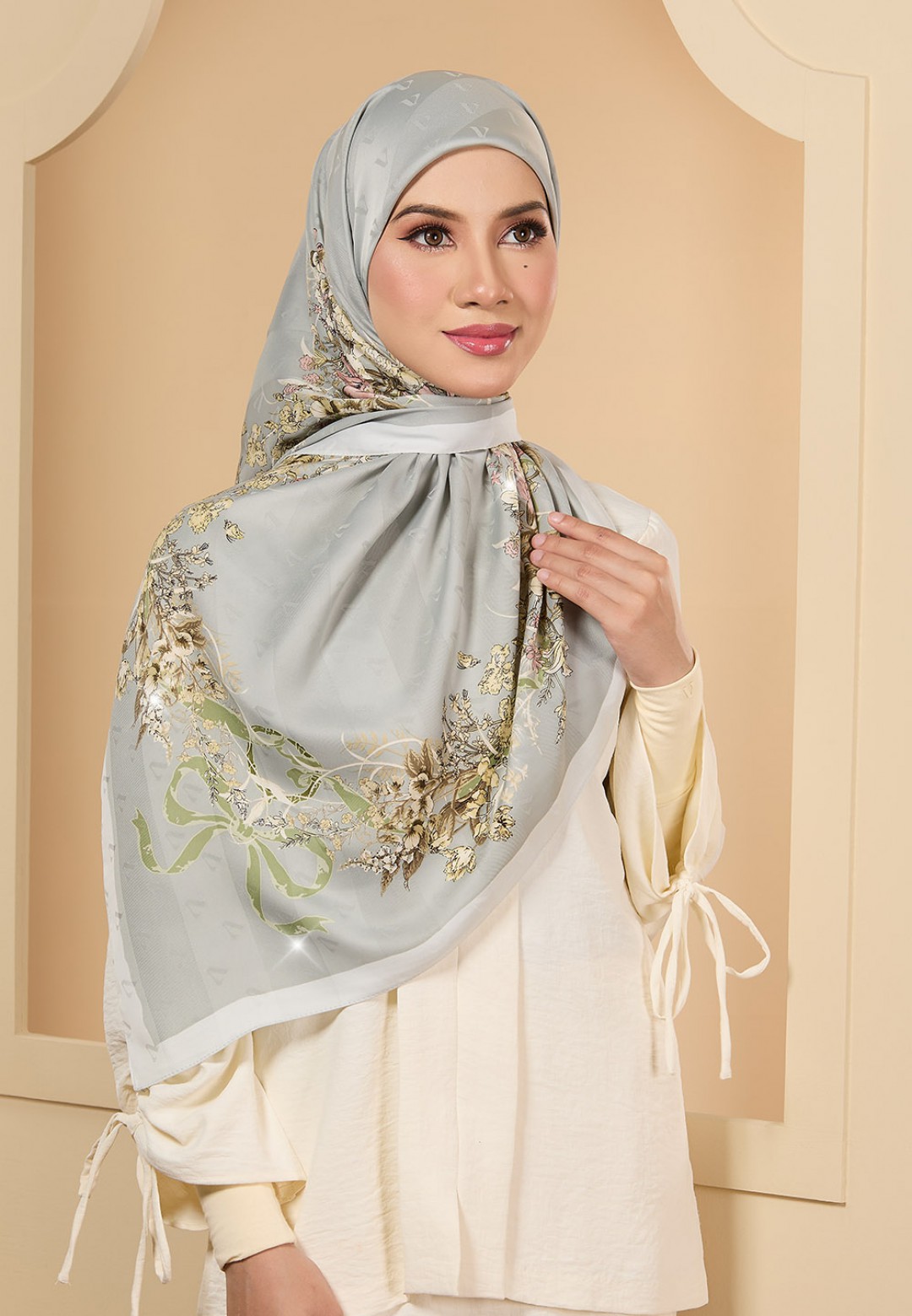 SQ ROSALIN JACQUARD TWILL PRINTED DIAMOND