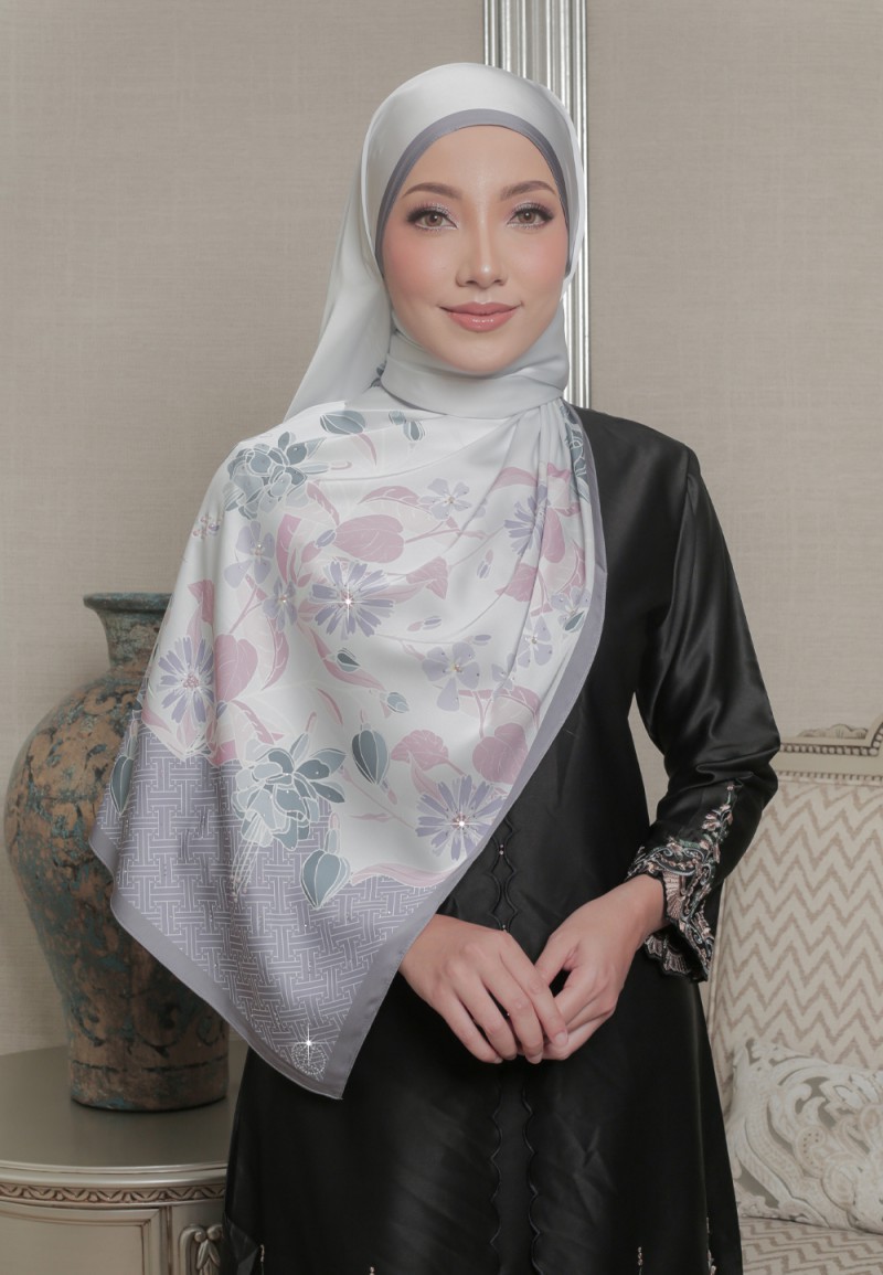 SHAWL 298 BLOSSOM PETALS PTD DIAMOND