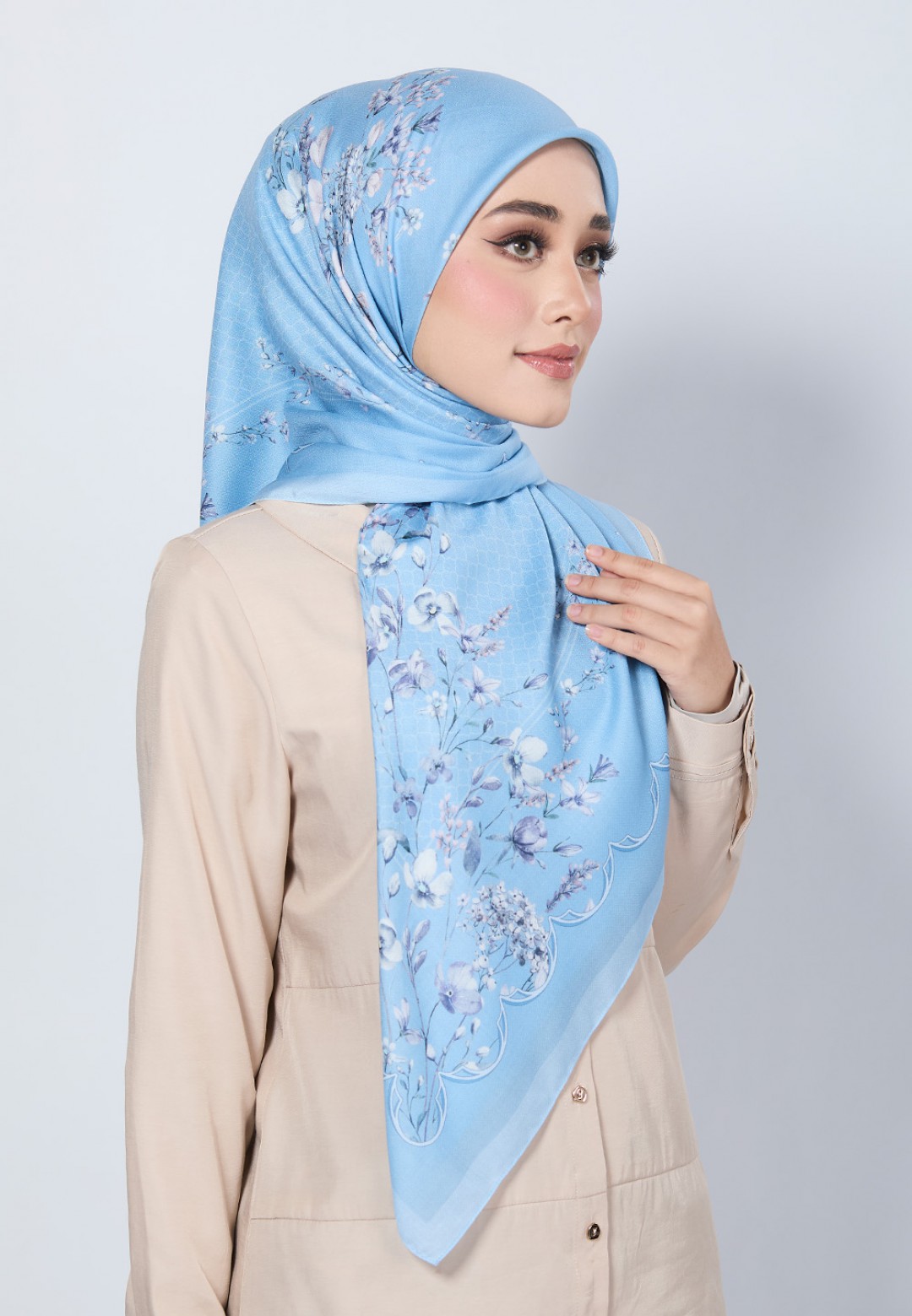 SQ CARELLA VOILE PRINTED