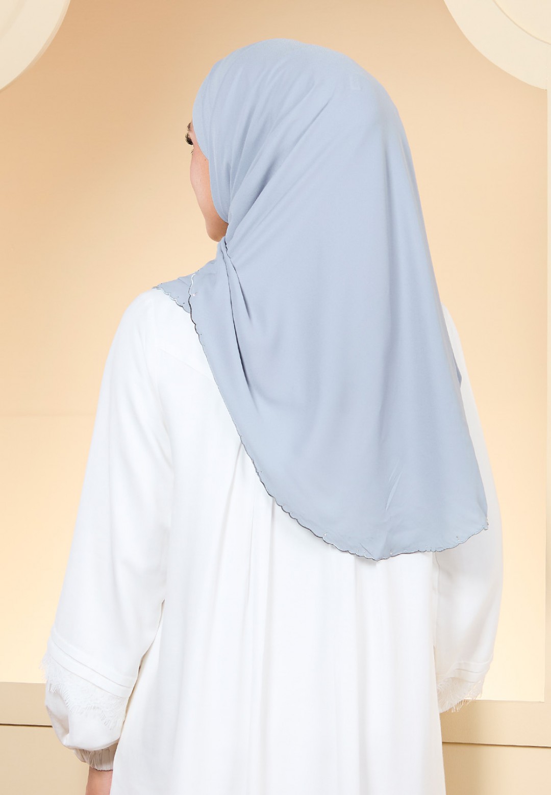 SHAWL JUITA PLAIN EMBROIDERY