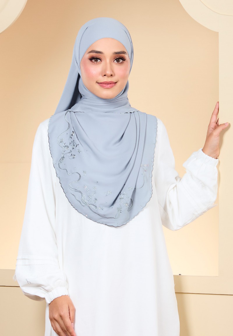 SHAWL JUITA PLAIN EMBROIDERY