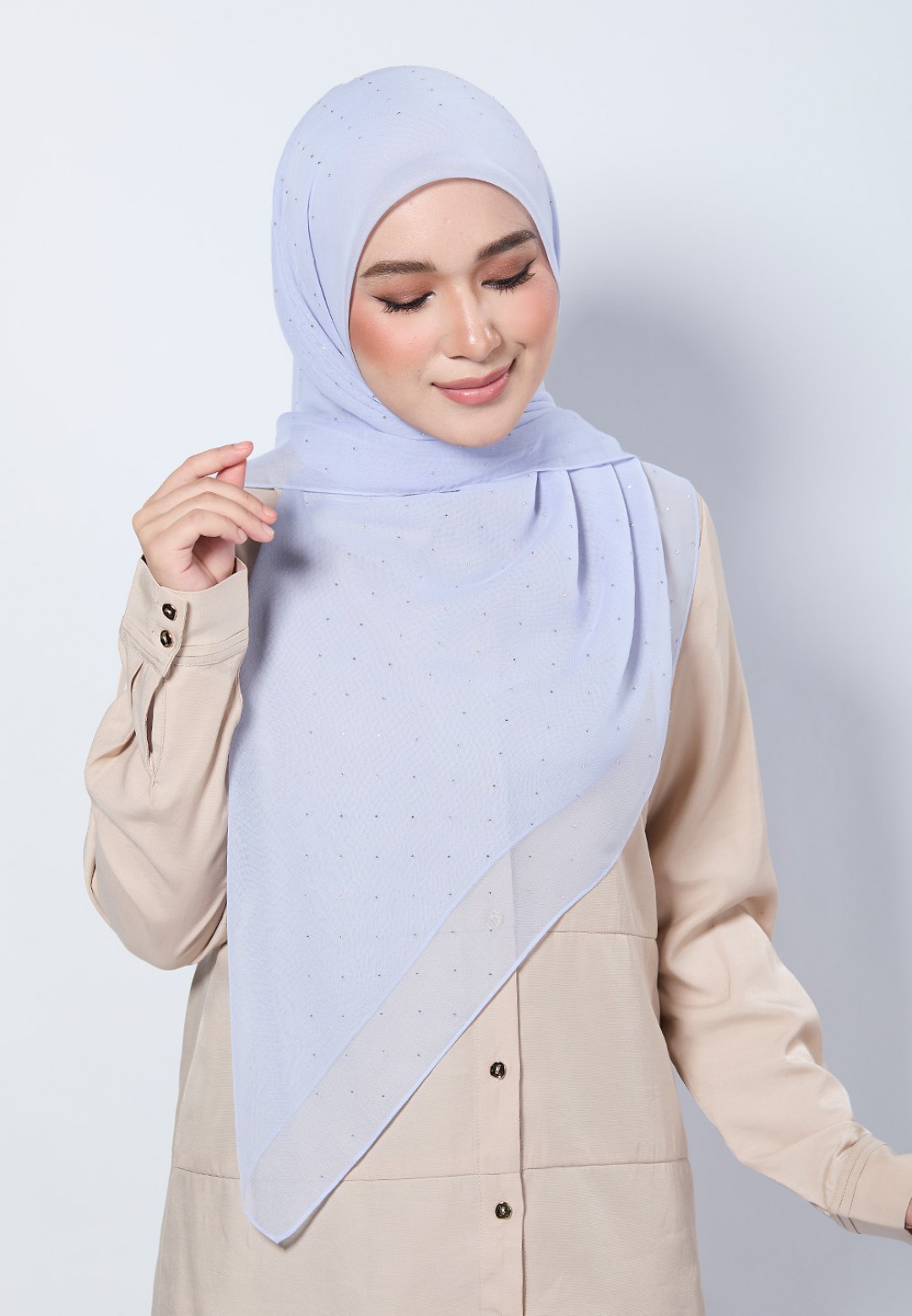 SQ FROST VOILE PLAIN DIAMOND
