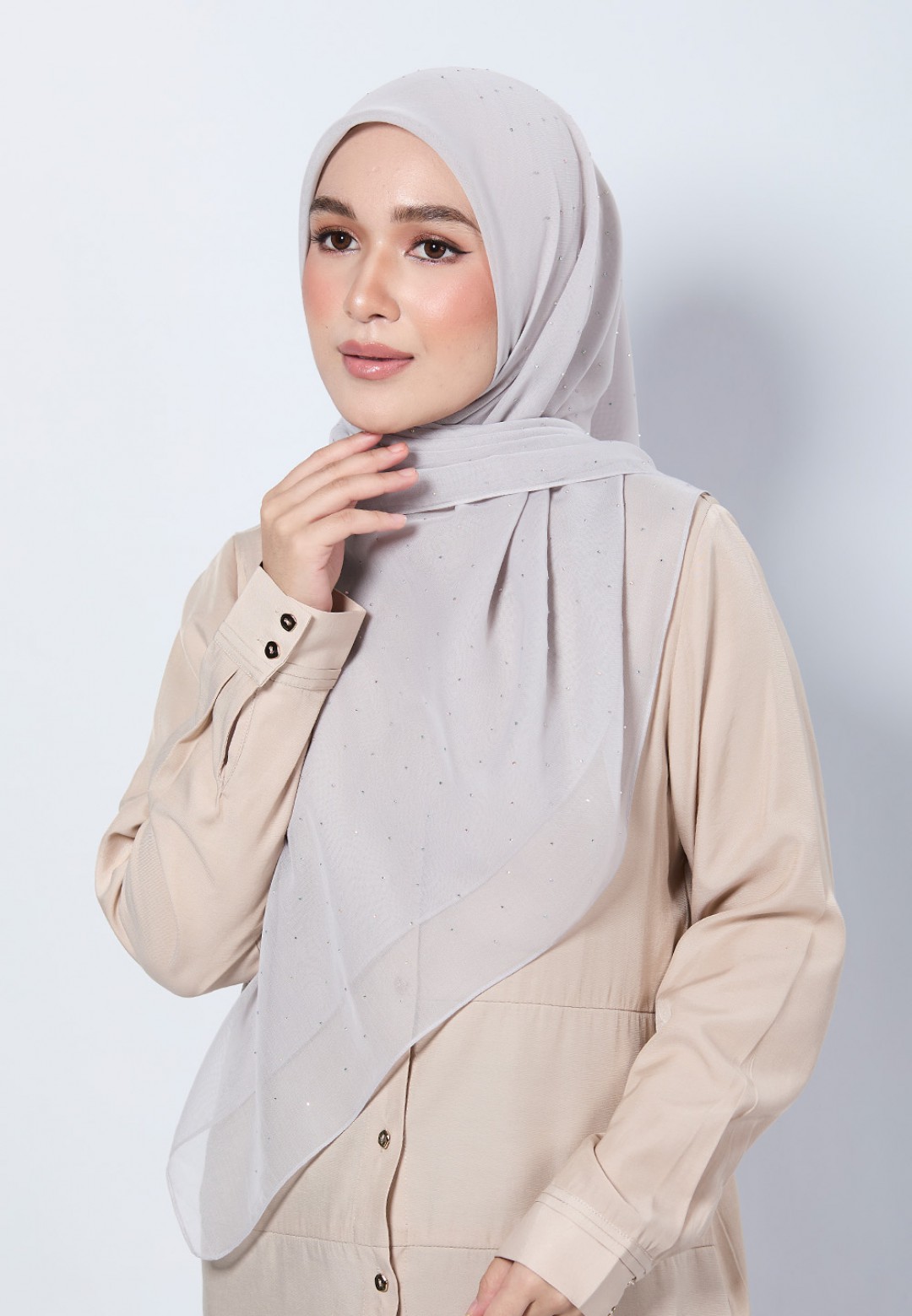 SQ FROST VOILE PLAIN DIAMOND
