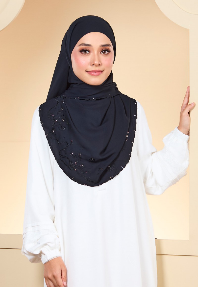 SHAWL JUITA PLAIN EMBROIDERY