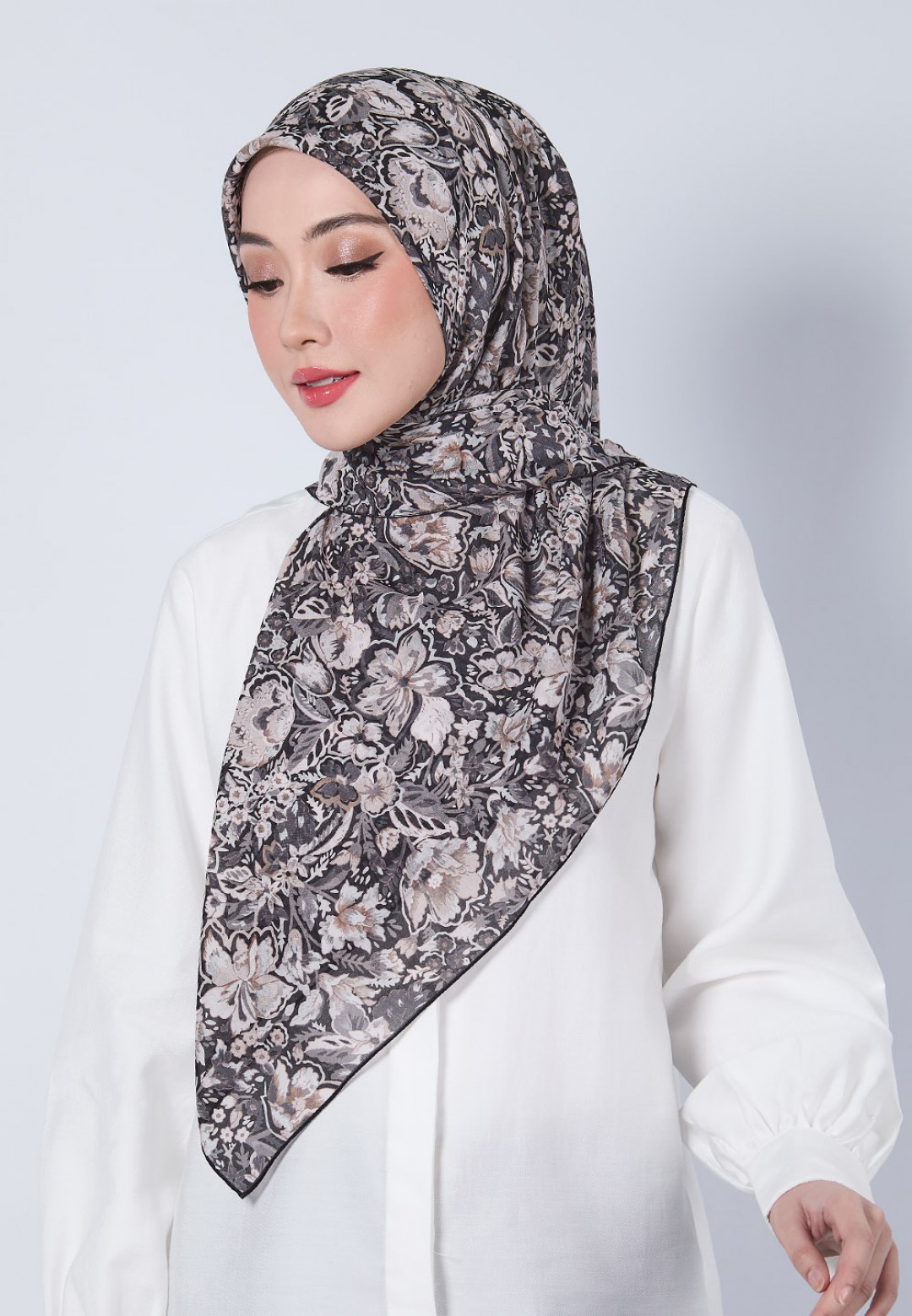 SQ ARELY VOILE PRINTED