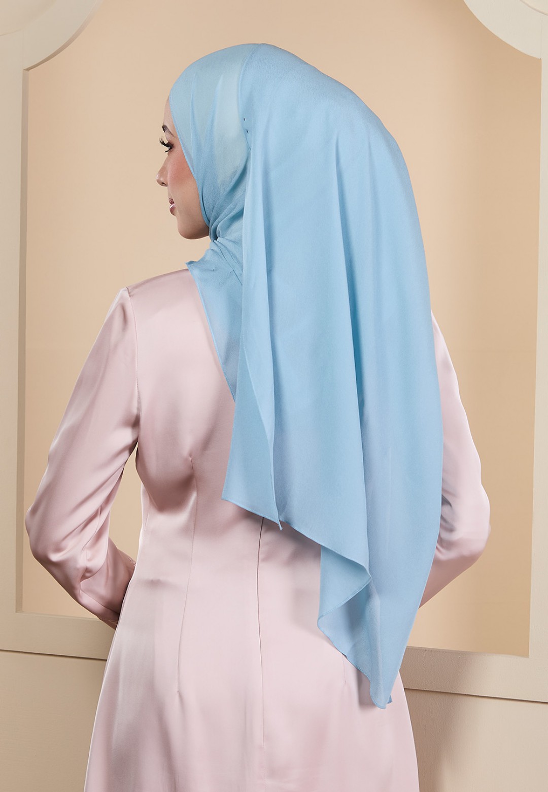 SHAWL HOUDA SILKY CHIFFON PLAIN