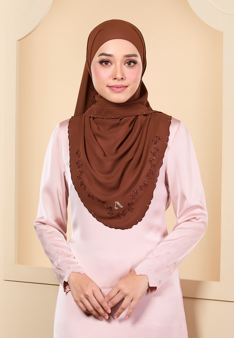SHAWL DLUXE PLAIN EMBROIDERY