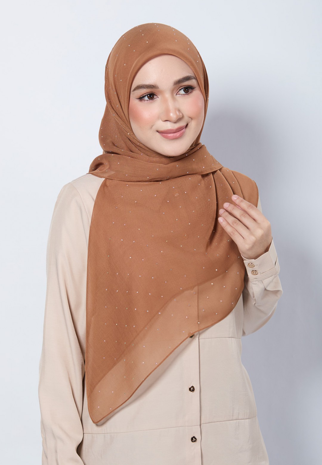 SQ FROST VOILE PLAIN DIAMOND