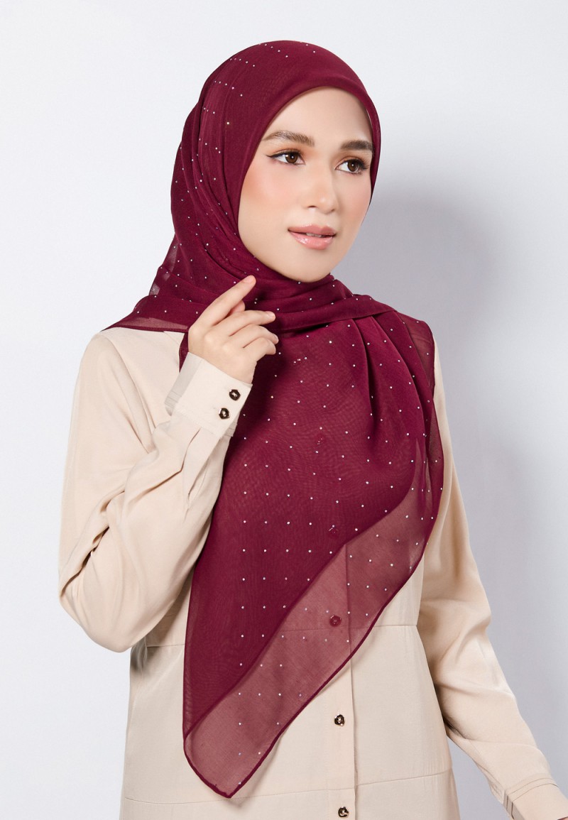 SQ FROST VOILE PLAIN DIAMOND