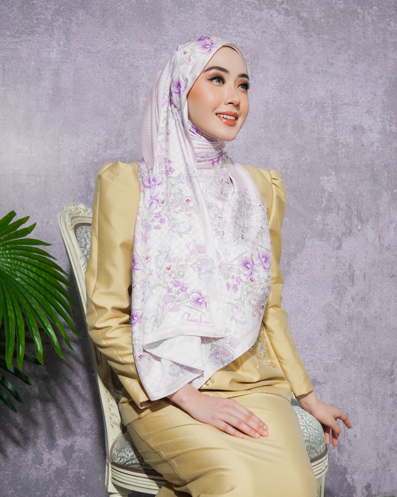 SHAWL AUBREY PRINTED LUXE