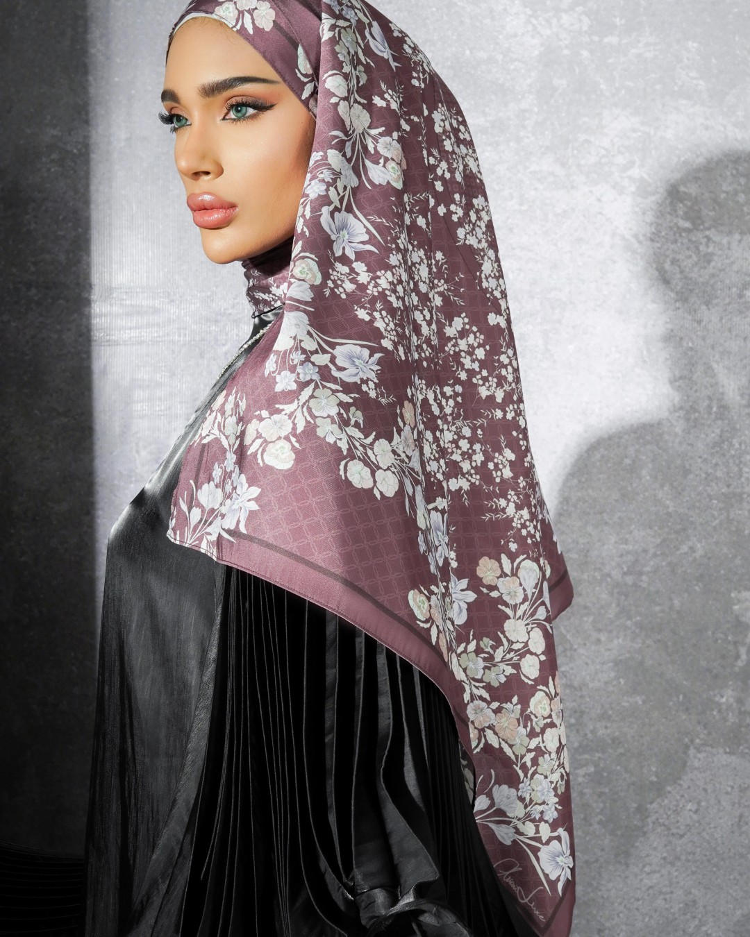 SHAWL AUBREY PRINTED LUXE