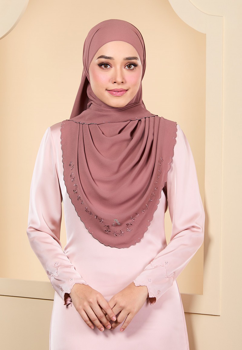 SHAWL DLUXE PLAIN EMBROIDERY