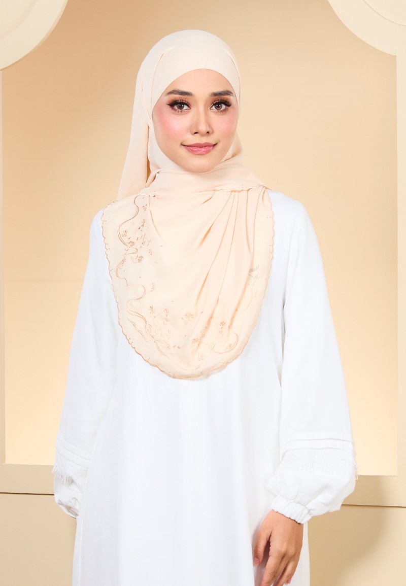 SHAWL JUITA PLAIN EMBROIDERY
