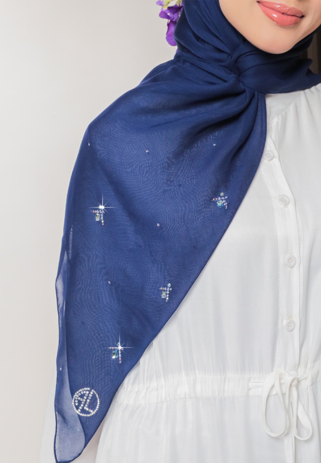 SQUARE RAFEEA VOILE 319
