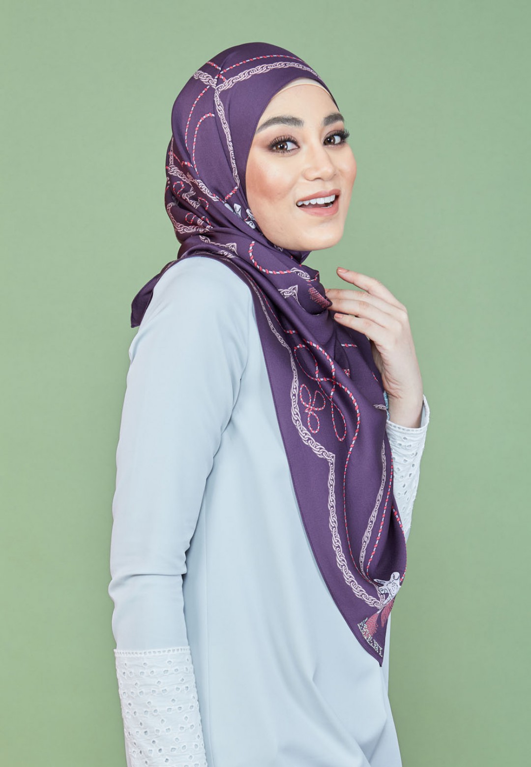 SHAWL TWIN TASSEL PTD 219