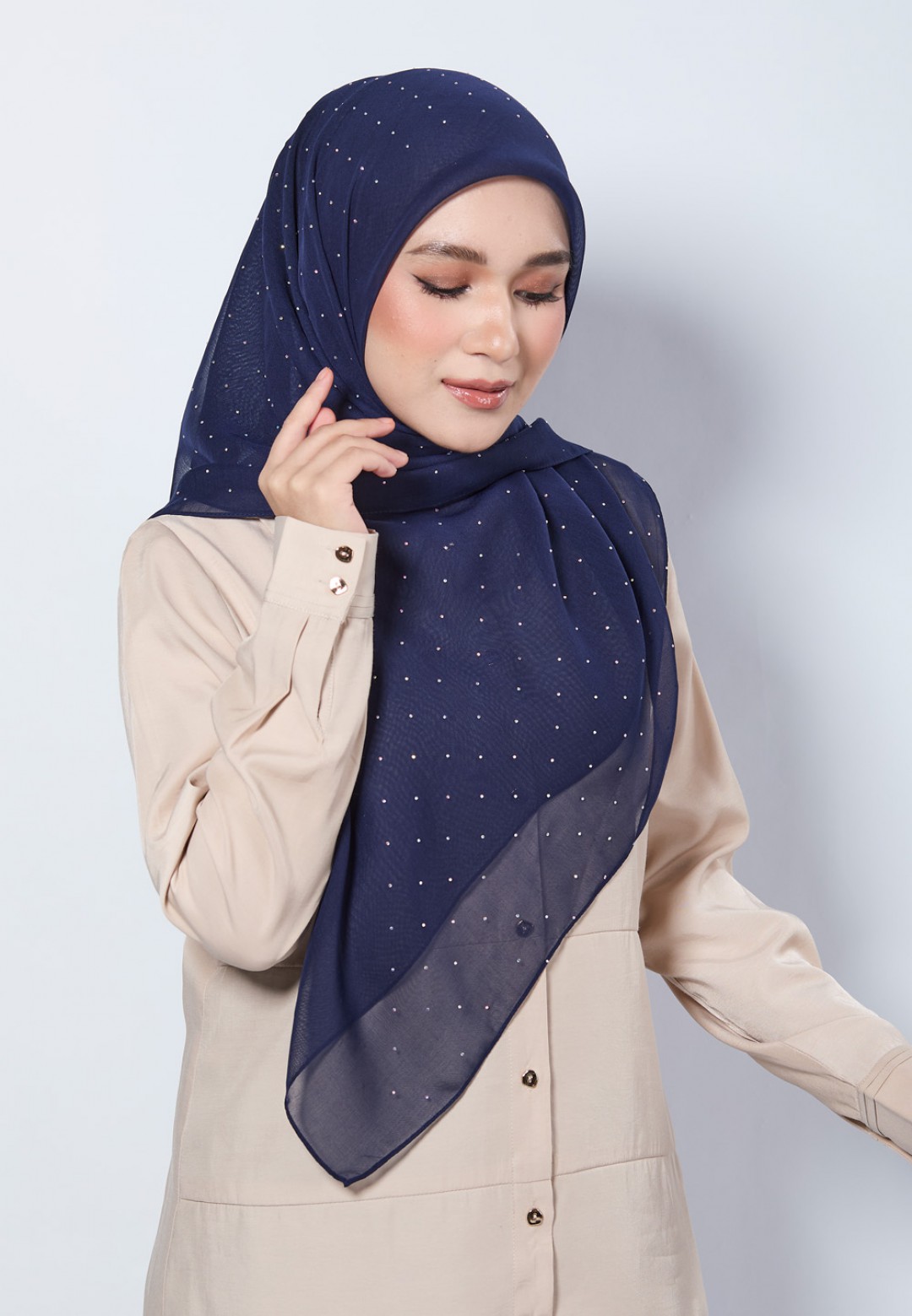 SQ FROST VOILE PLAIN DIAMOND
