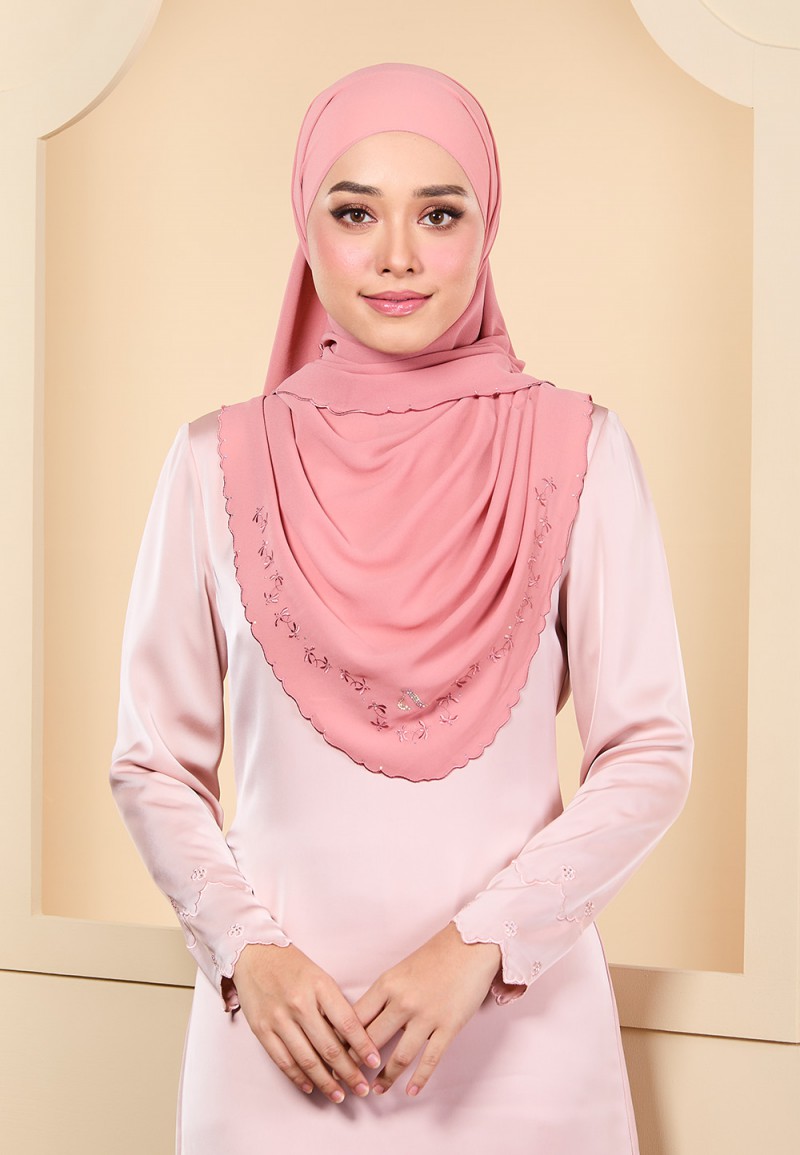 SHAWL DLUXE PLAIN EMBROIDERY