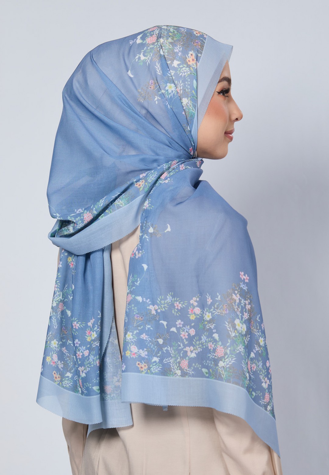 SHAWL ROYCE VOILE LASERCUT