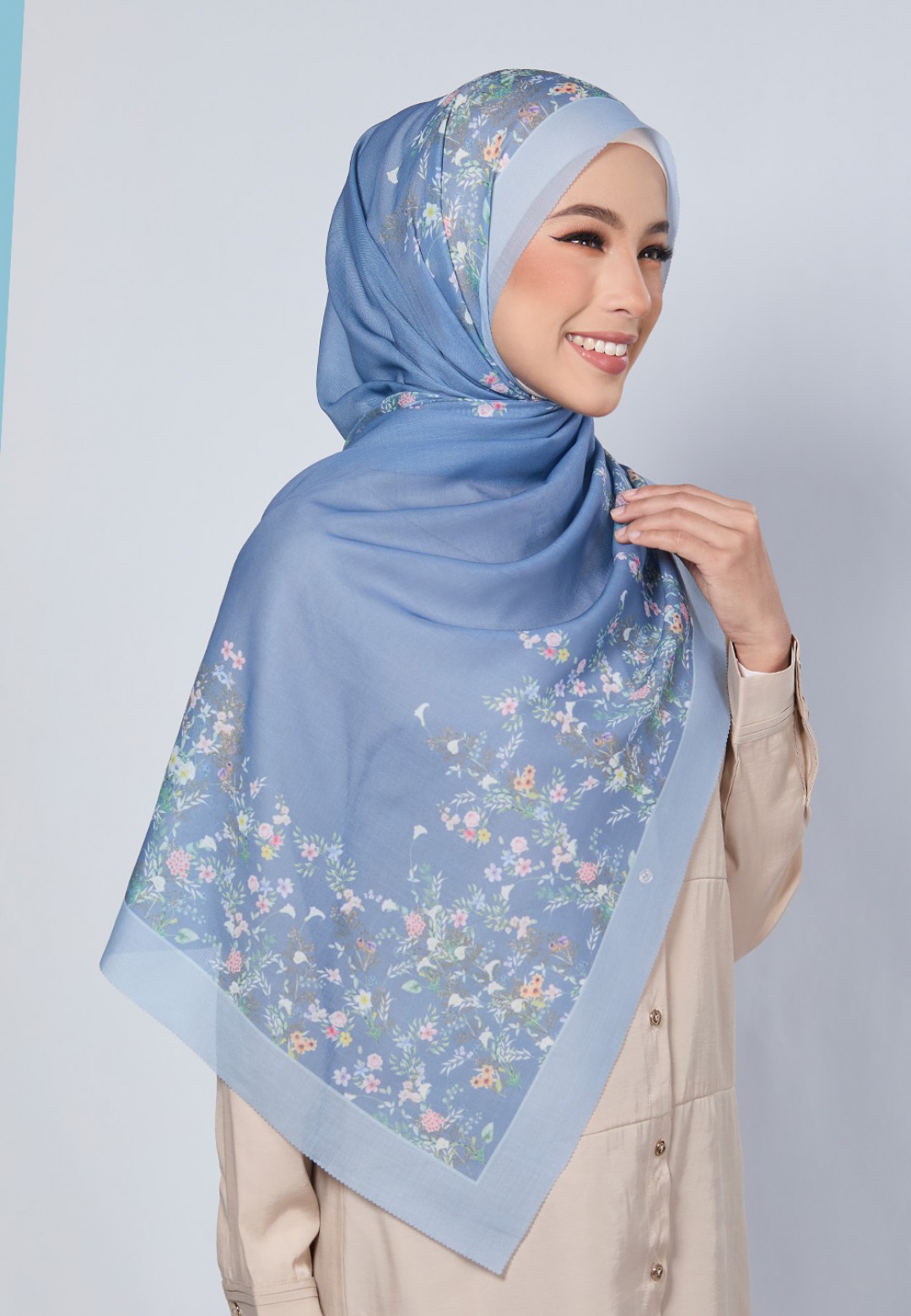 SHAWL ROYCE VOILE LASERCUT