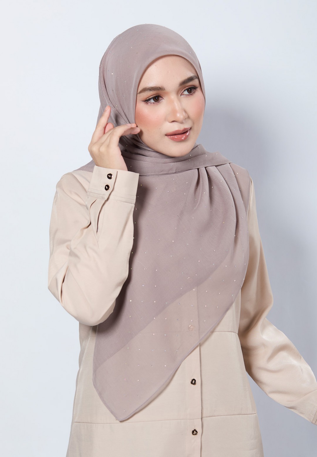 SQ FROST VOILE PLAIN DIAMOND