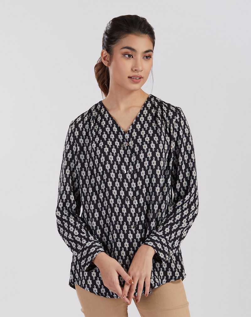 FAIHA PRINTED BLOUSE