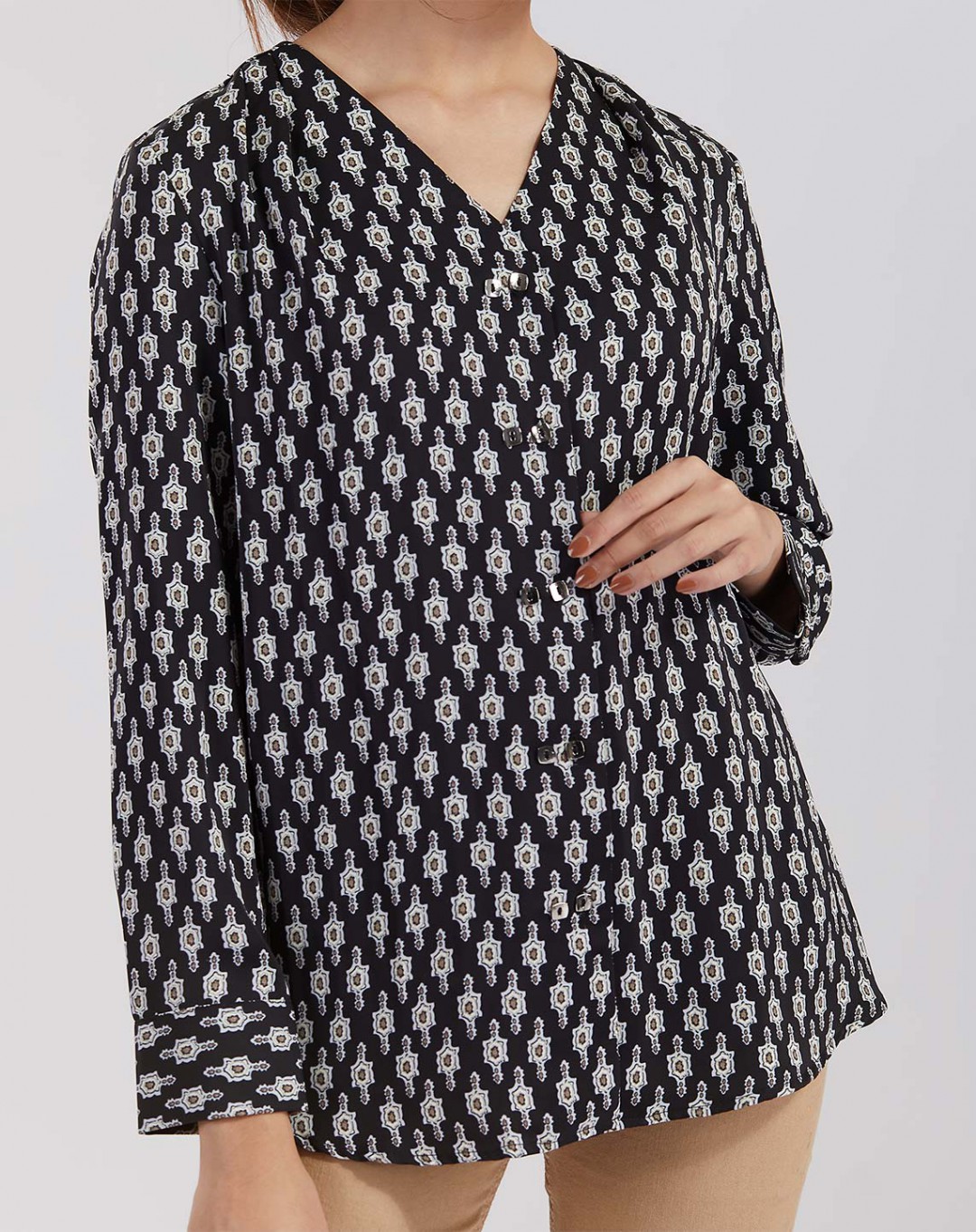 FAIHA PRINTED BLOUSE