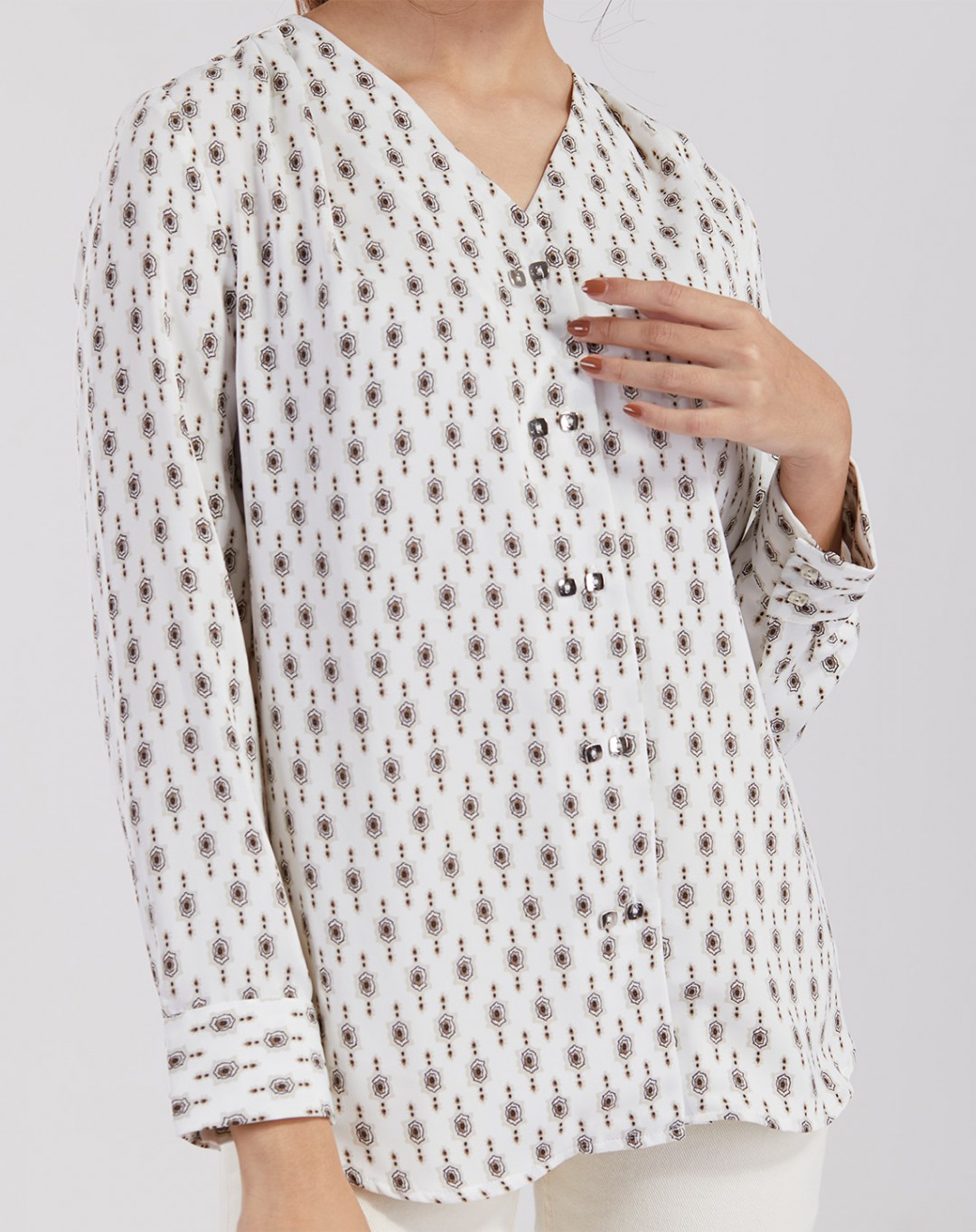 FAIHA PRINTED BLOUSE