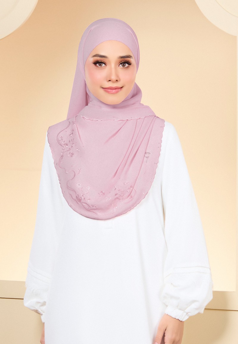 SHAWL JUITA PLAIN EMBROIDERY