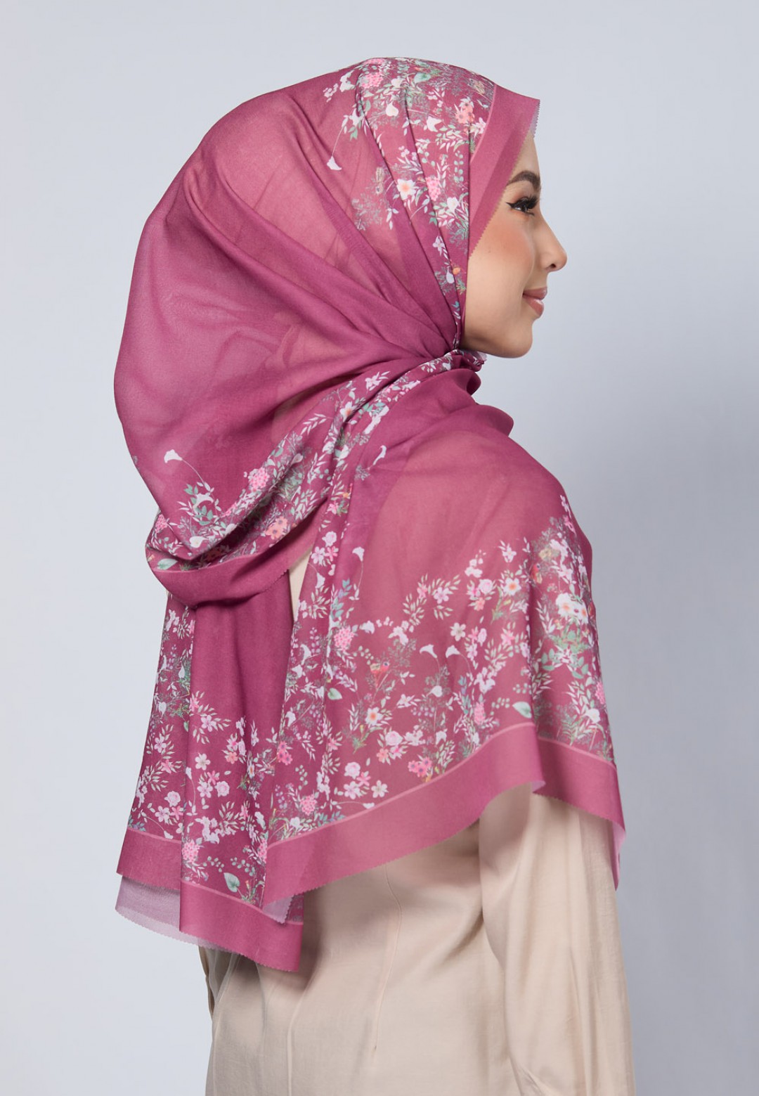 SHAWL ROYCE VOILE LASERCUT