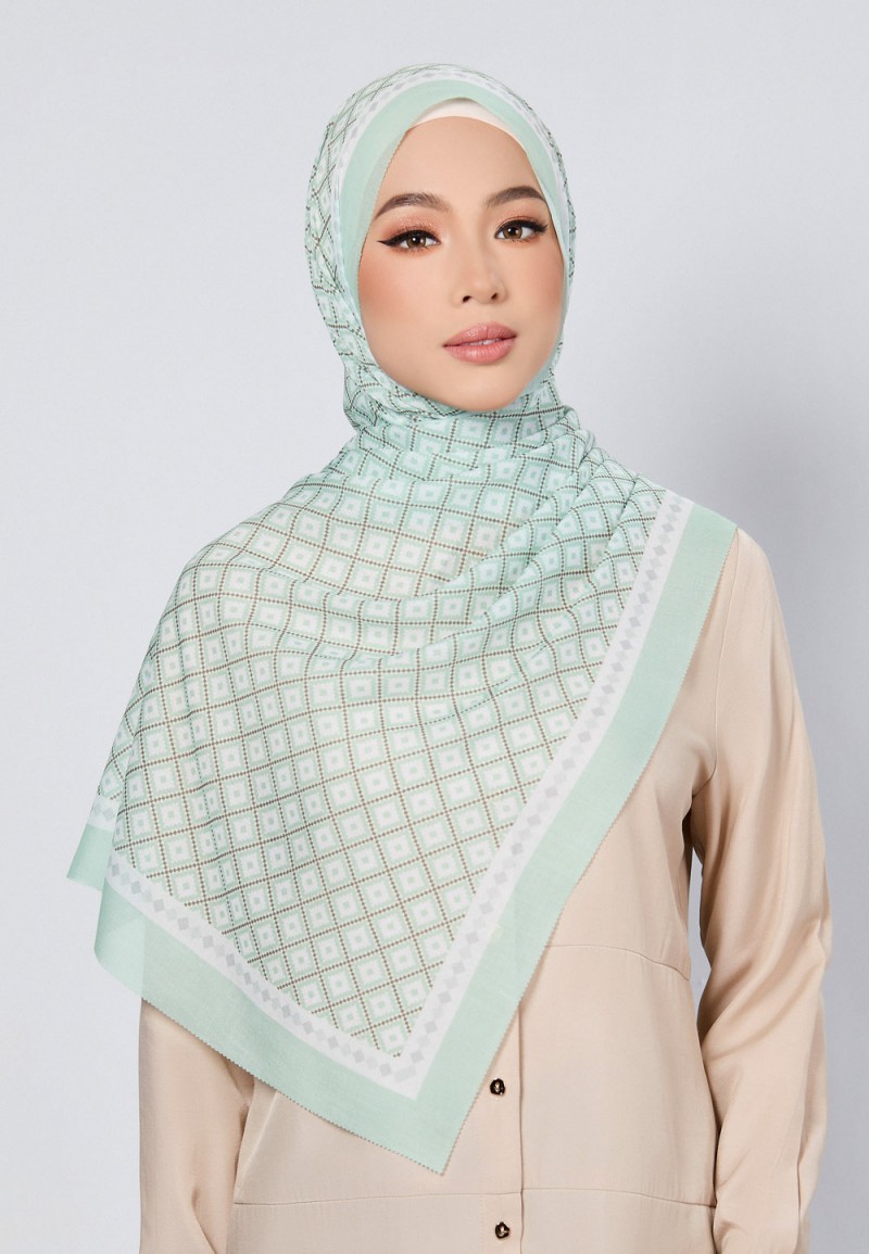 SHAWL CAMIA VOILE LASERCUT