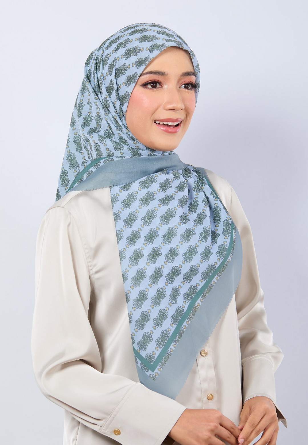SQ MUMTAZ VOILE PRINTED LASERCUT