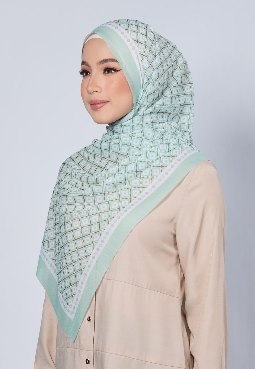 SHAWL CAMIA VOILE LASERCUT