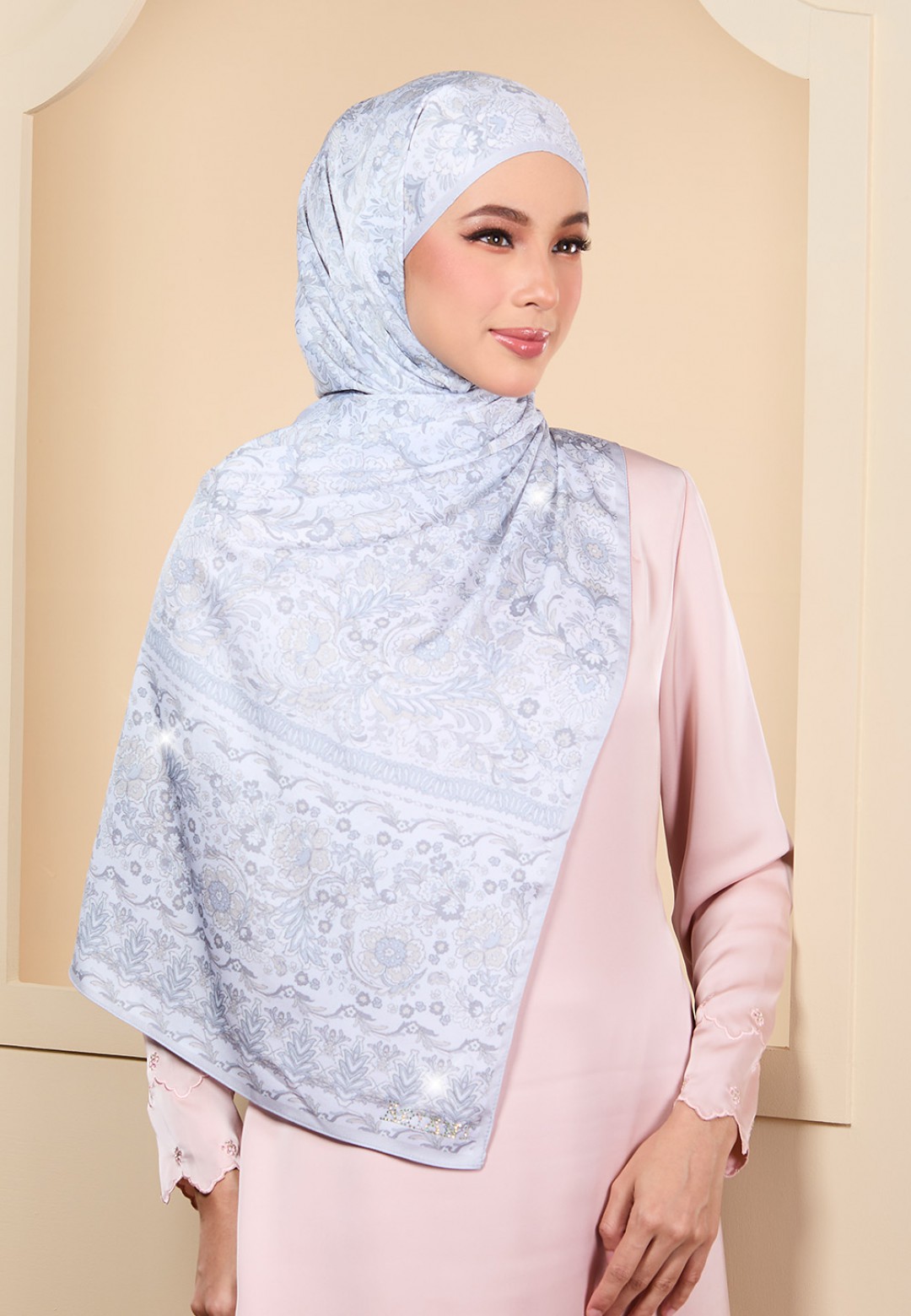 SHAWL THEIA PRINTED DIAMOND
