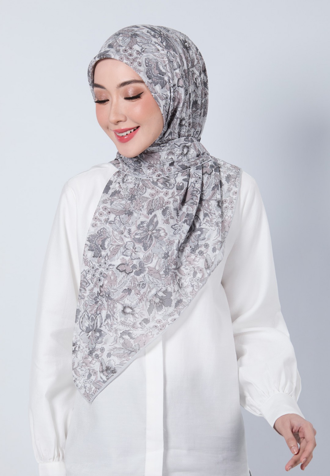 SQ ARELY VOILE PRINTED