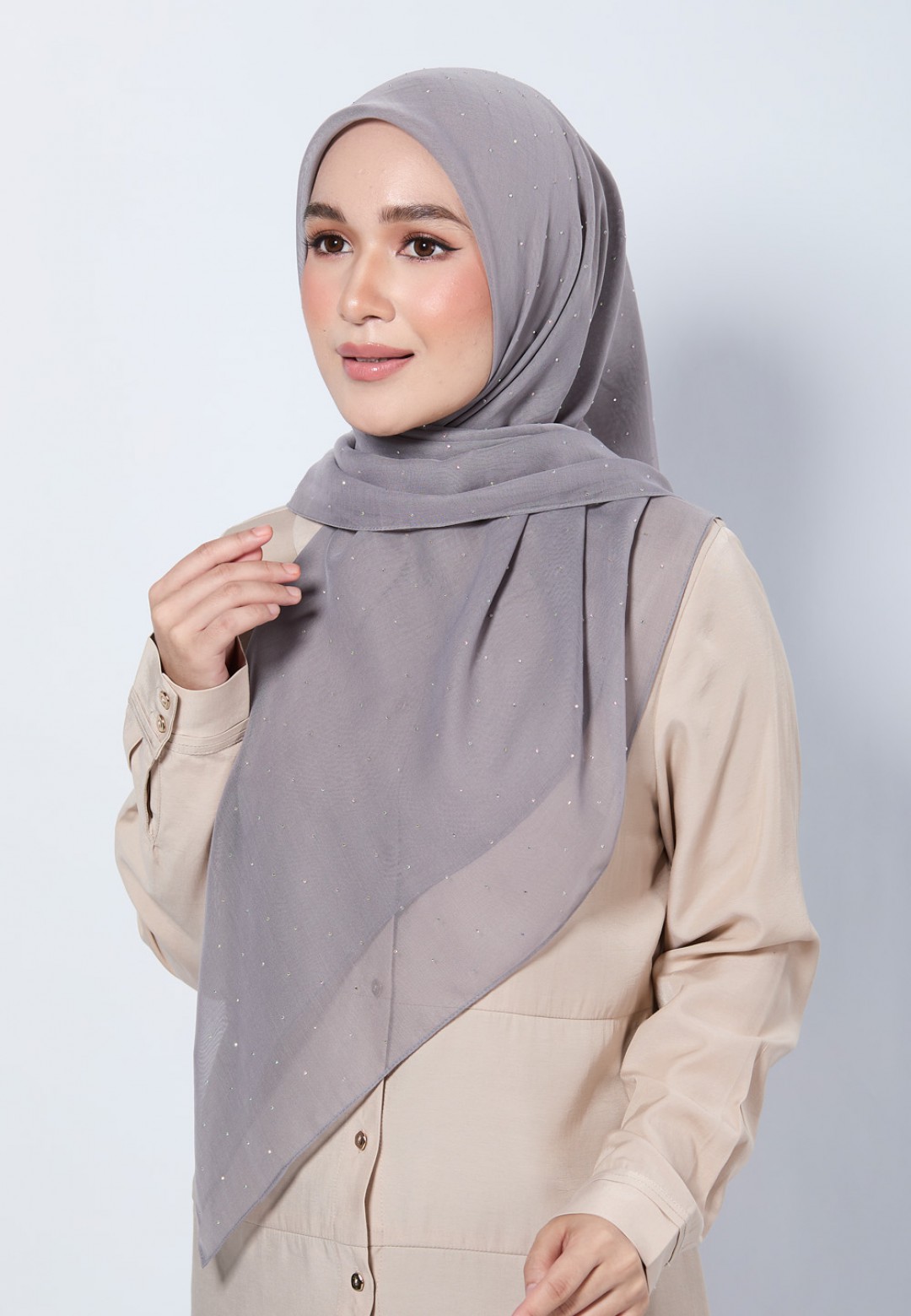 SQ FROST VOILE PLAIN DIAMOND