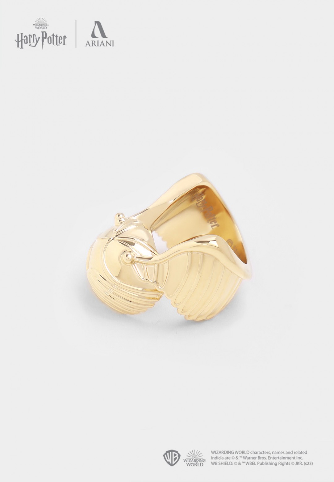 GOLDEN SNITCH RING