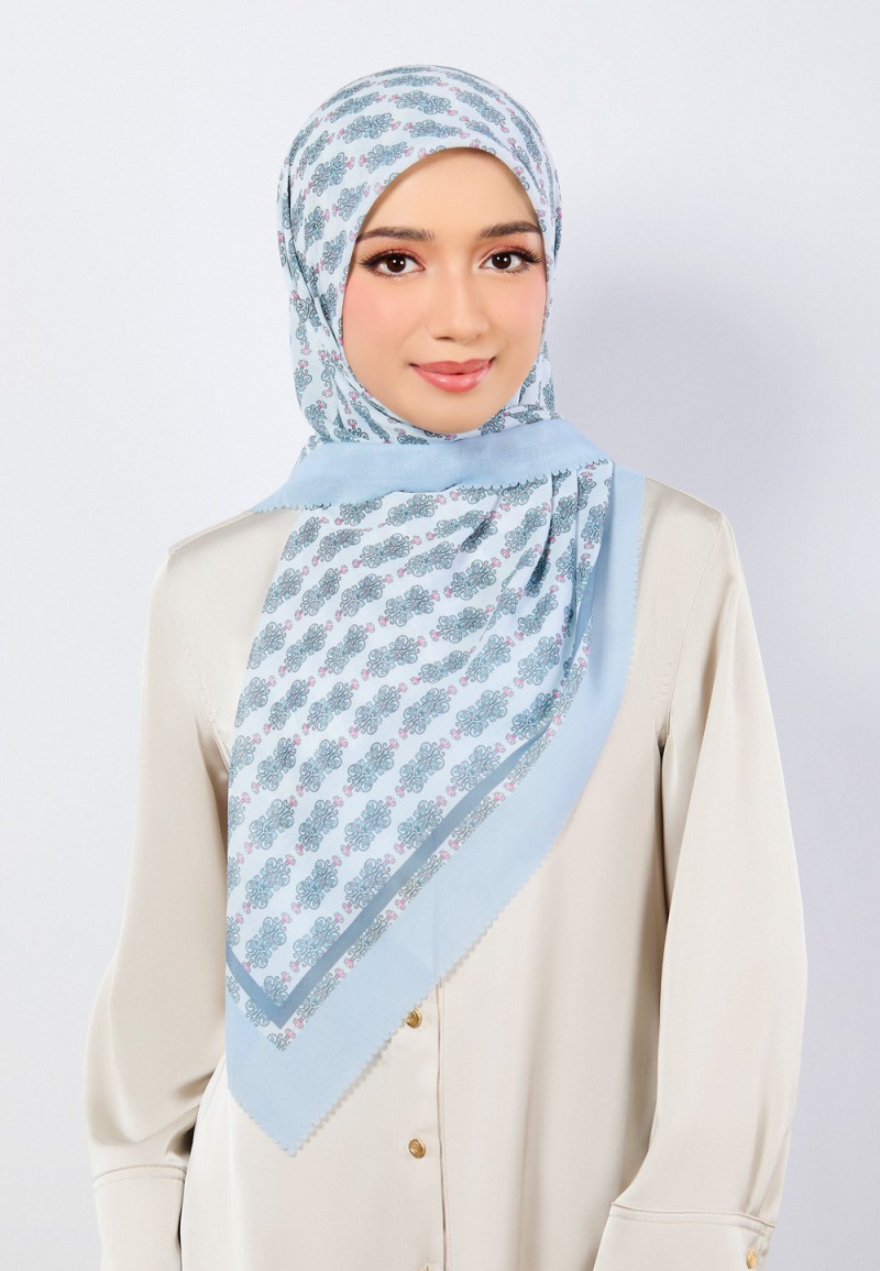 SQ MUMTAZ VOILE PRINTED LASERCUT