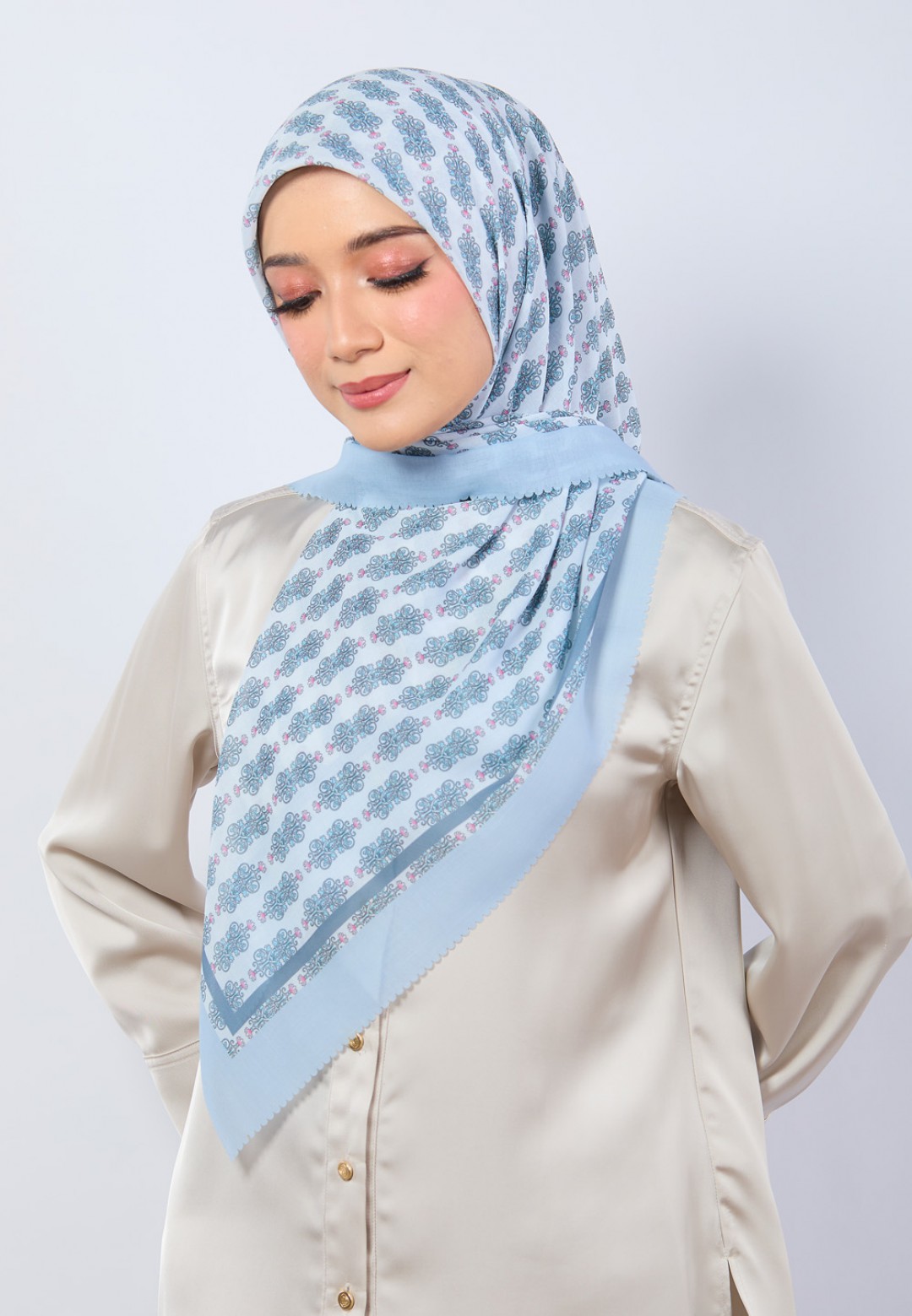 SQ MUMTAZ VOILE PRINTED LASERCUT