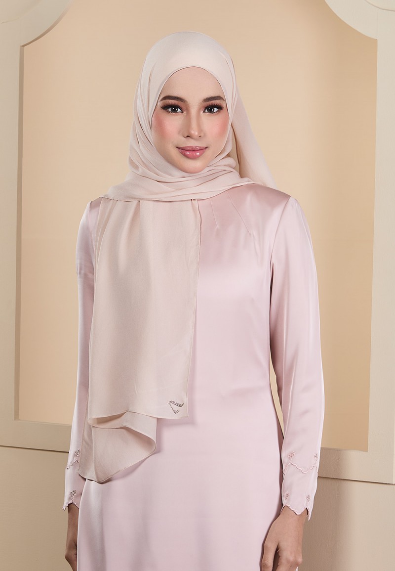 SHAWL HOUDA SILKY CHIFFON PLAIN