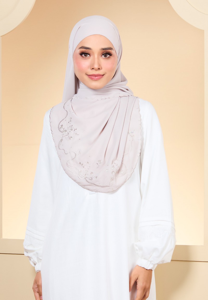 SHAWL JUITA PLAIN EMBROIDERY